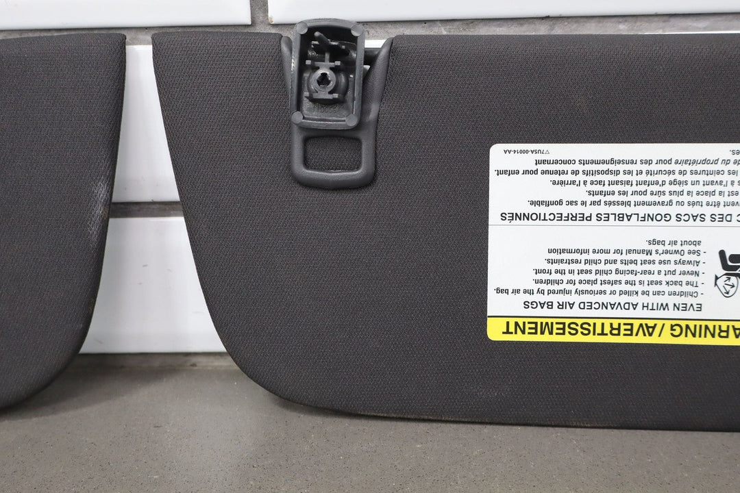 2011 Ford Mustang Sun Visor Pair