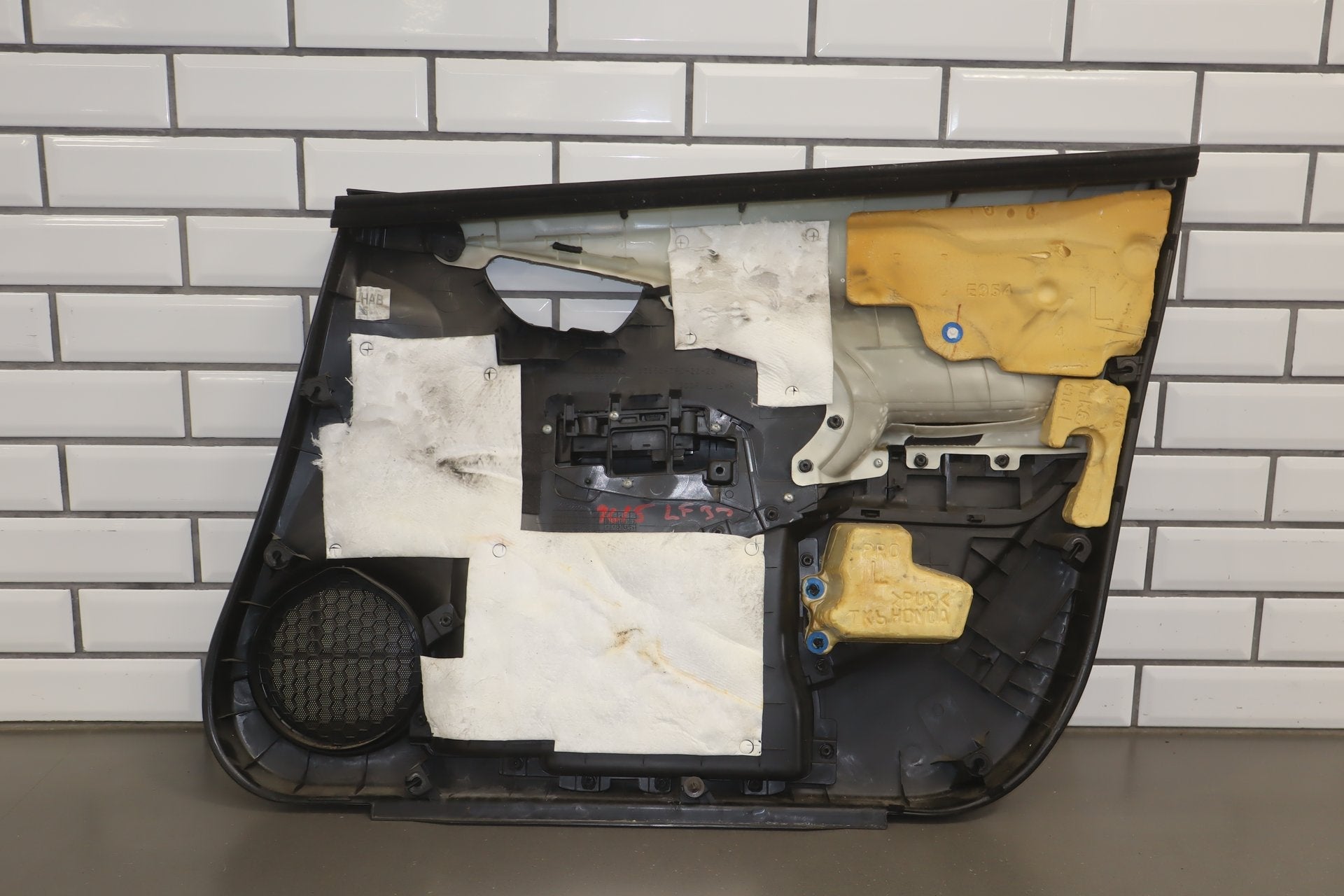 2011 Honda Fit Left Front Interior Trim Panel Grey