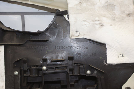 2011 Honda Fit Left Front Interior Trim Panel Grey