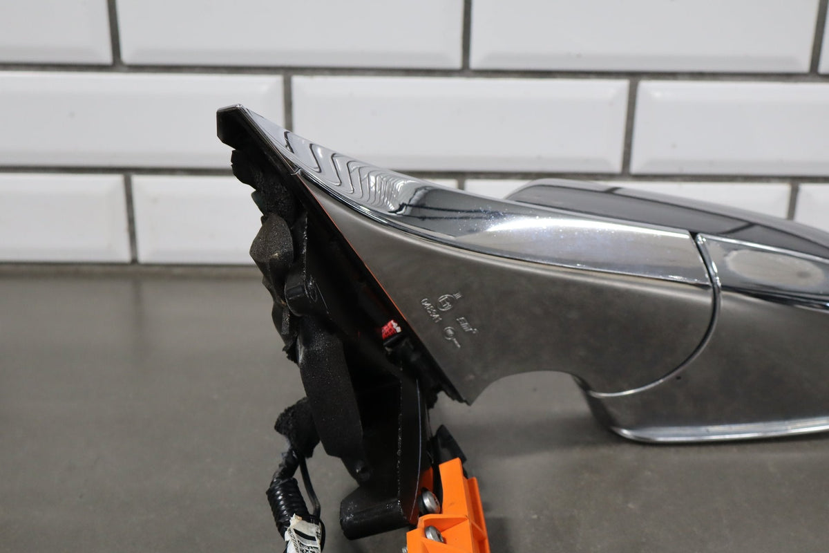 2012-20 OEM Tesla Model S Left Driver Door Exterior Side Mirror Gray Metallic PMTG