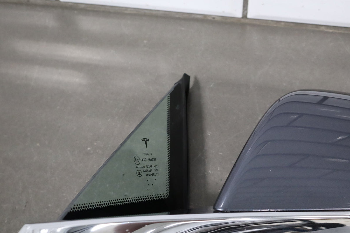 2012-20 OEM Tesla Model S Left Driver Door Exterior Side Mirror Gray Metallic PMTG