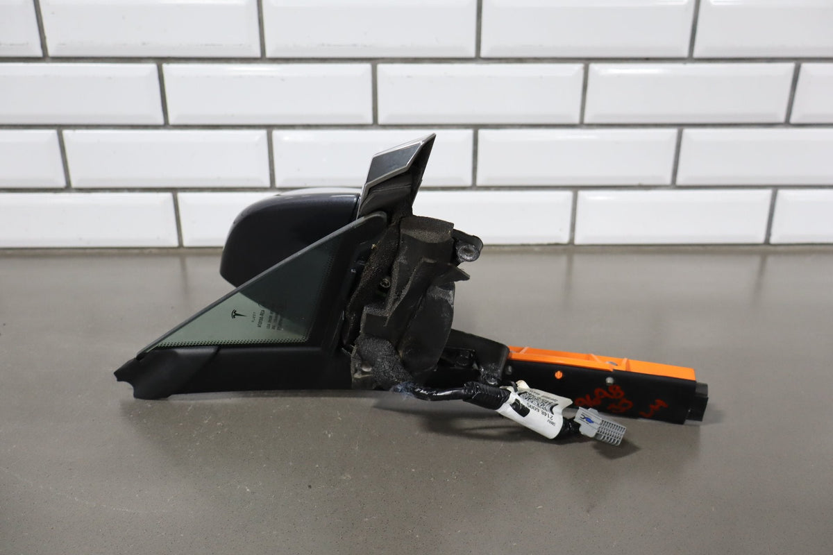 2012-20 OEM Tesla Model S Left Driver Door Exterior Side Mirror Gray Metallic PMTG