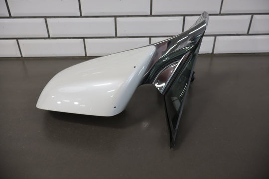 2012 - 20 OEM Tesla Model S Left Driver Door Exterior Side Mirror Pearl White PPSW