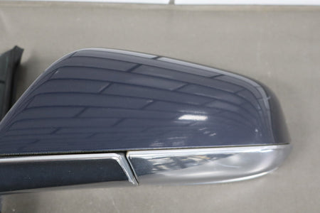 2012-20 OEM Tesla Model S Left Driver Door Side Mirror Blue Metallic PMMB