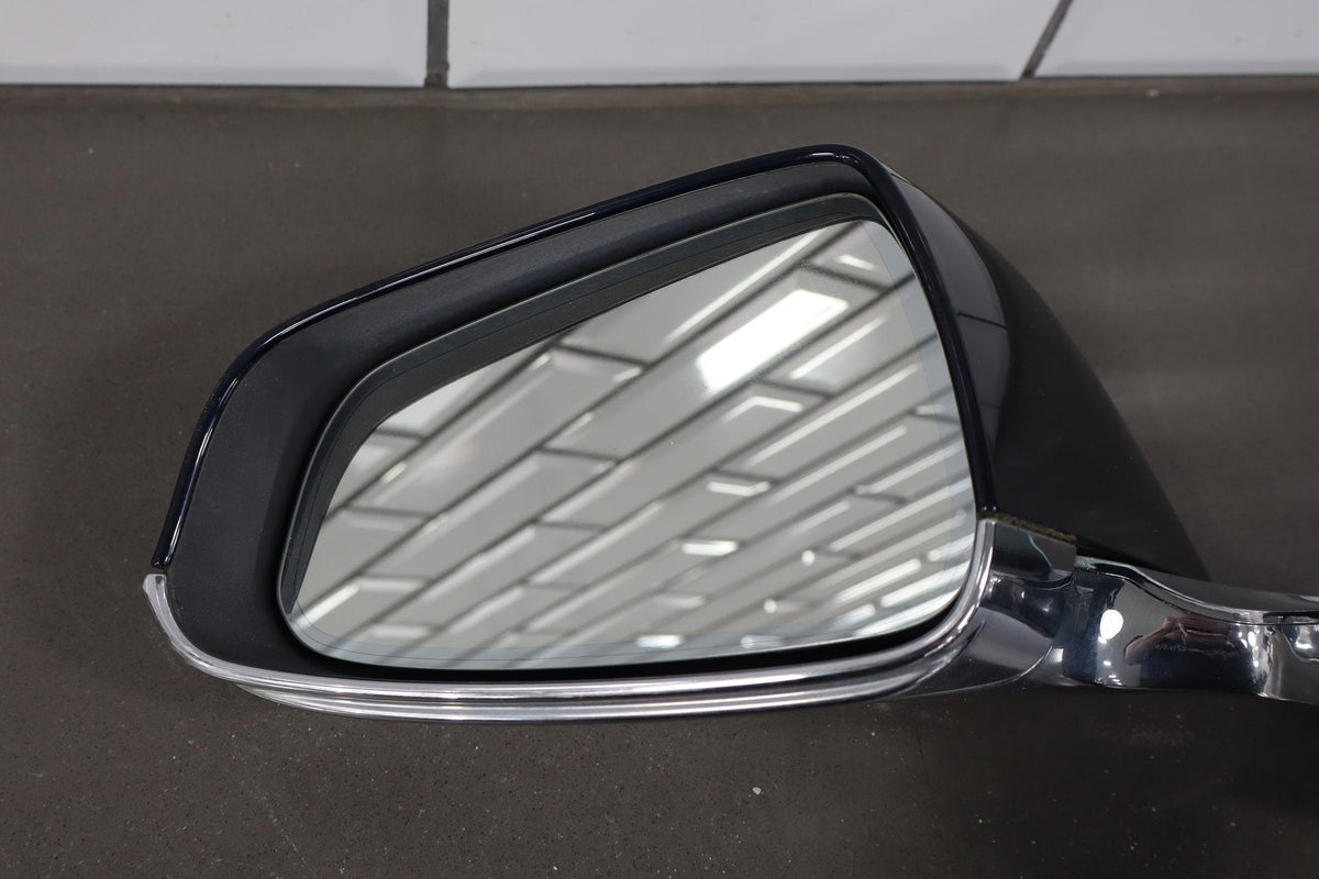 2012-20 OEM Tesla Model S Left Driver Door Side Mirror Blue Metallic PMMB