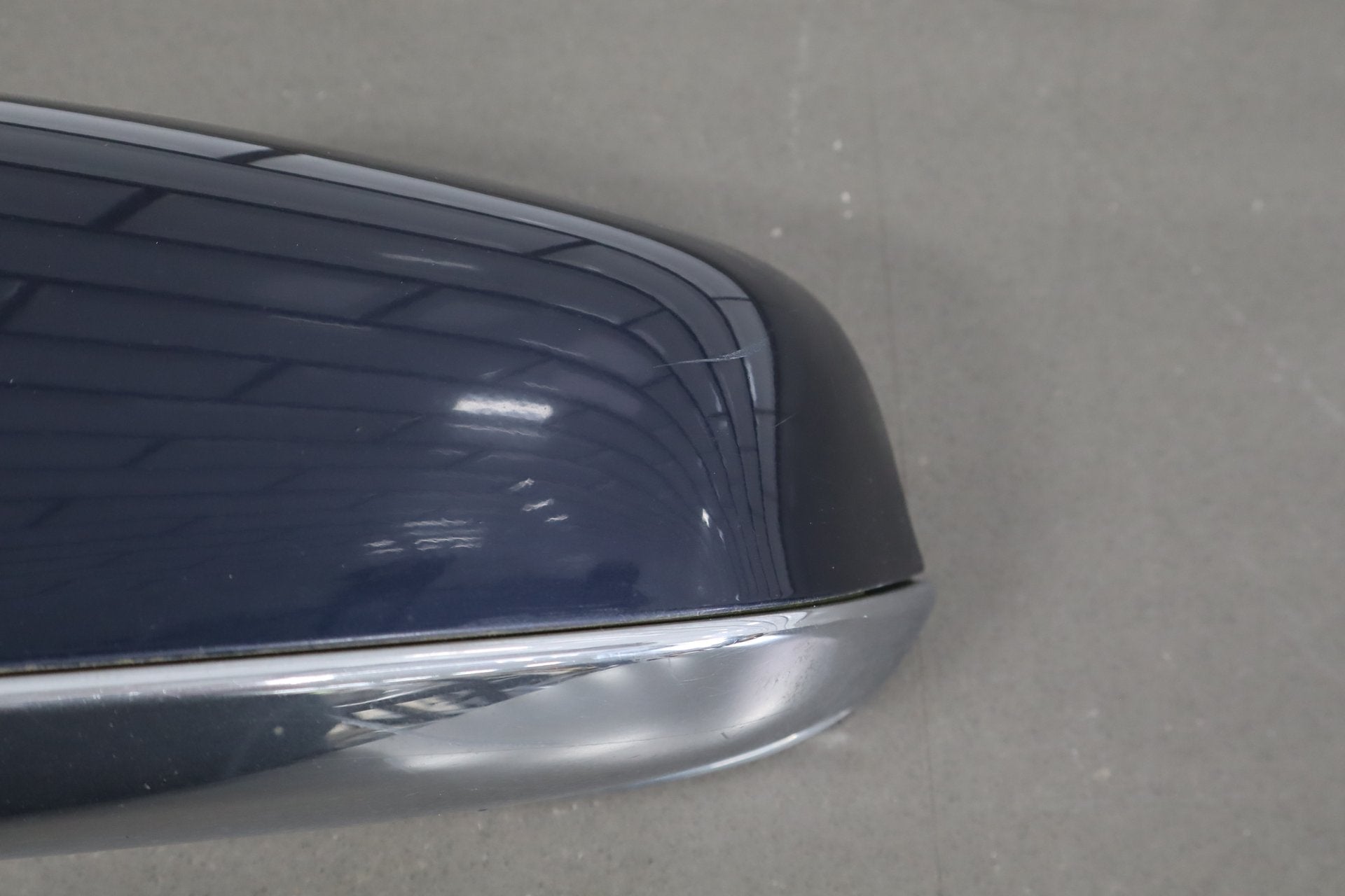 2012-20 OEM Tesla Model S Left Driver Door Side Mirror Blue Metallic PMMB