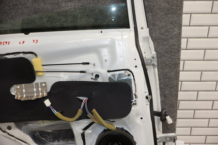 2012-2014 Mitsubishi i-MiEV Left Rear Door Diamond White Pearl ( W13 )