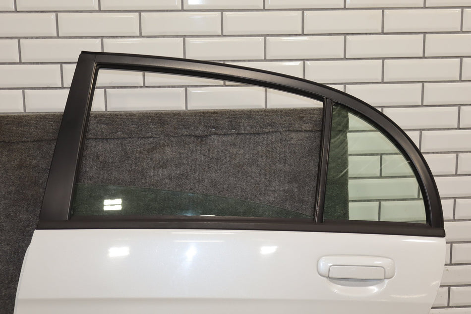2012-2014 Mitsubishi i-MiEV Left Rear Door Diamond White Pearl ( W13 )