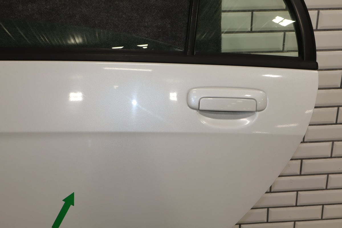 2012-2014 Mitsubishi i-MiEV Left Rear Door Diamond White Pearl ( W13 )
