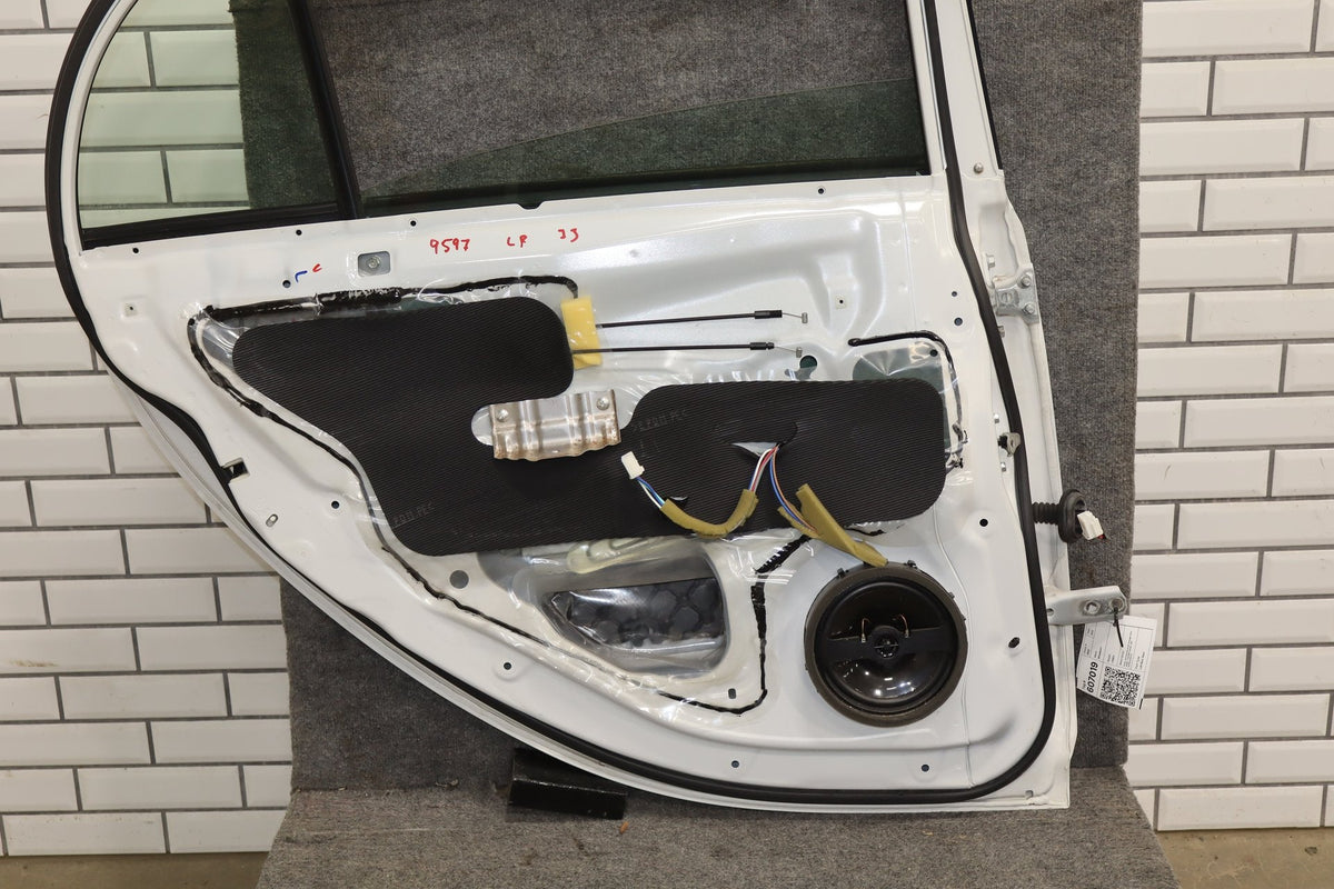 2012-2014 Mitsubishi i-MiEV Left Rear Door Diamond White Pearl ( W13 )