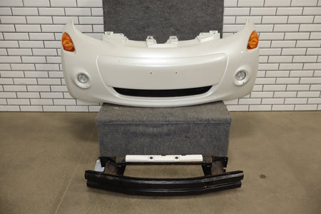 2012-2014 Mitsubishi i-MiEV SE Front Bumper Diamond White Pearl W13