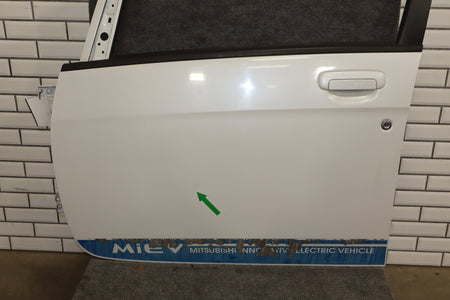 2012-2014 Mitsubishi i-MiEV SE Left Front Door Diamond White Pearl W13