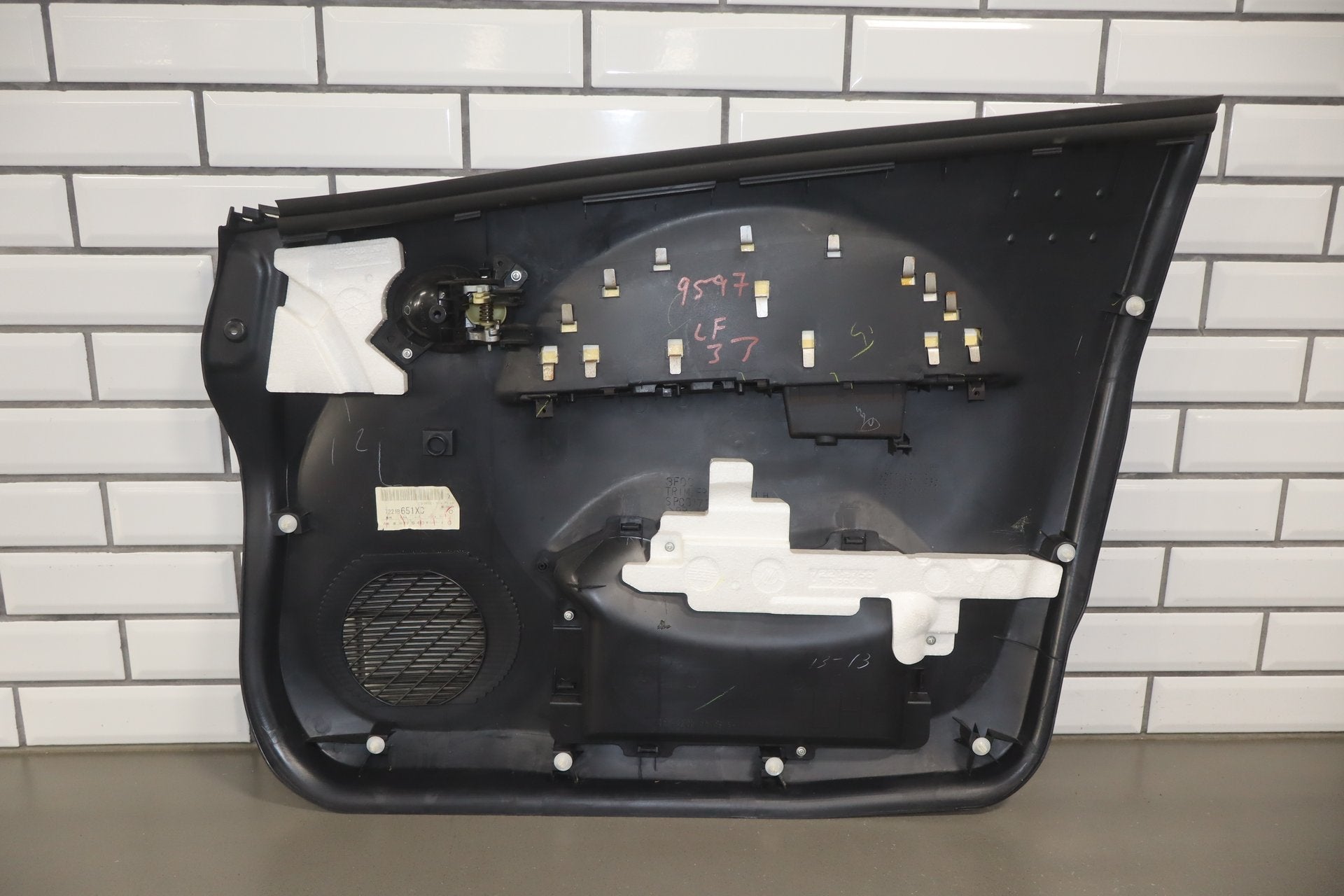 2012-2014 Mitsubishi i-MiEV SE Left Front Interior Trim Panel Brown 83P