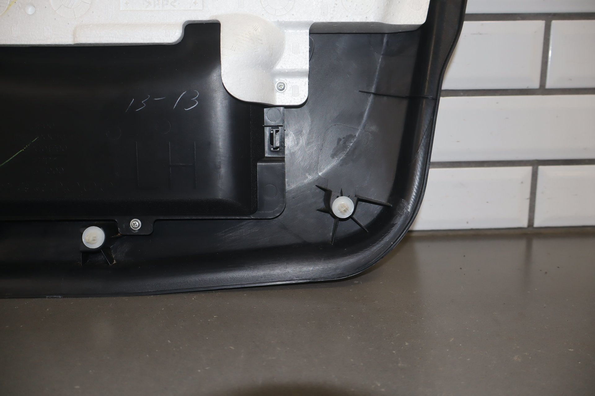 2012-2014 Mitsubishi i-MiEV SE Left Front Interior Trim Panel Brown 83P