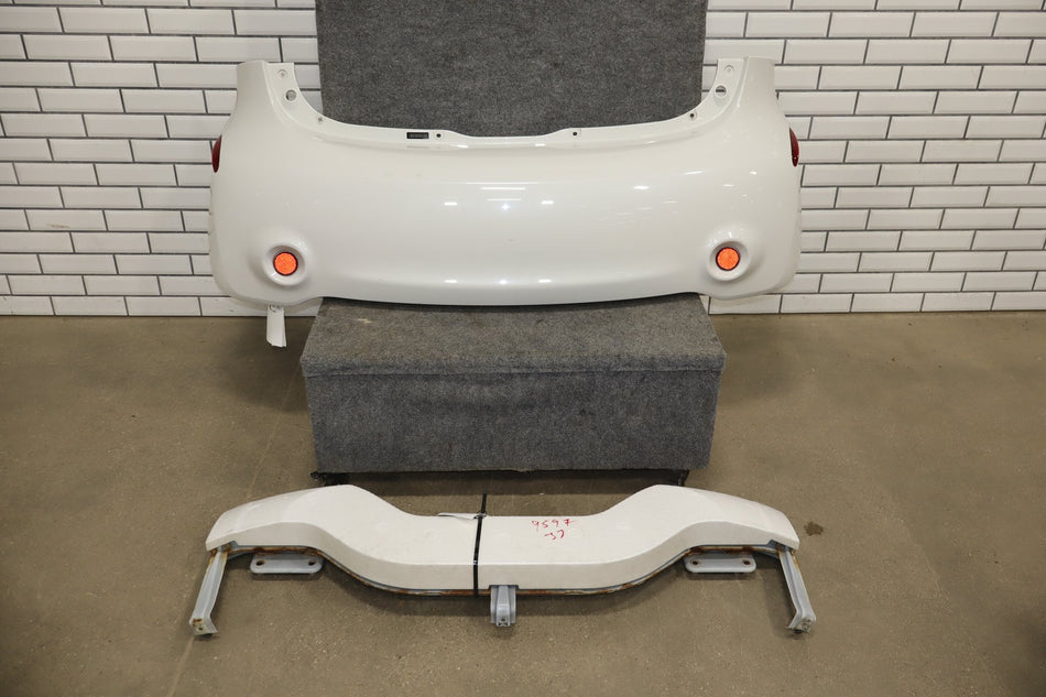 2012-2014 Mitsubishi i-MiEV SE Rear Bumper Diamond White Pearl W13