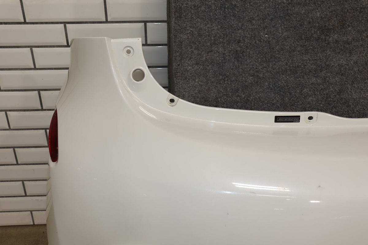 2012-2014 Mitsubishi i-MiEV SE Rear Bumper Diamond White Pearl W13