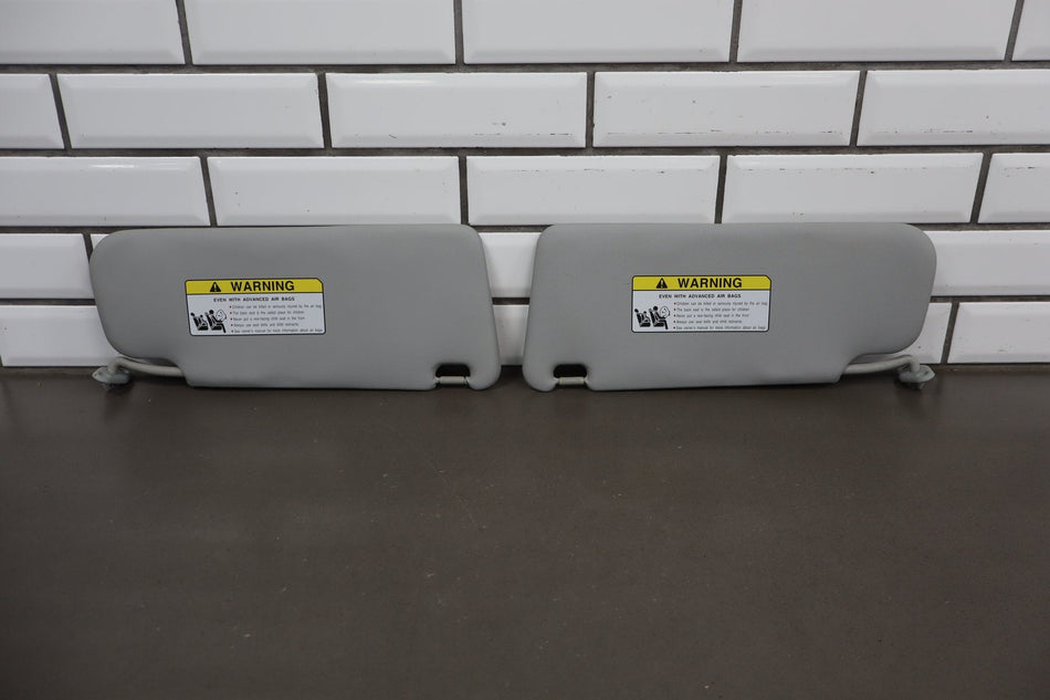 2012-2014 Mitsubishi i-MiEV SE Sun Visor Pair Left/Right Brown 83P
