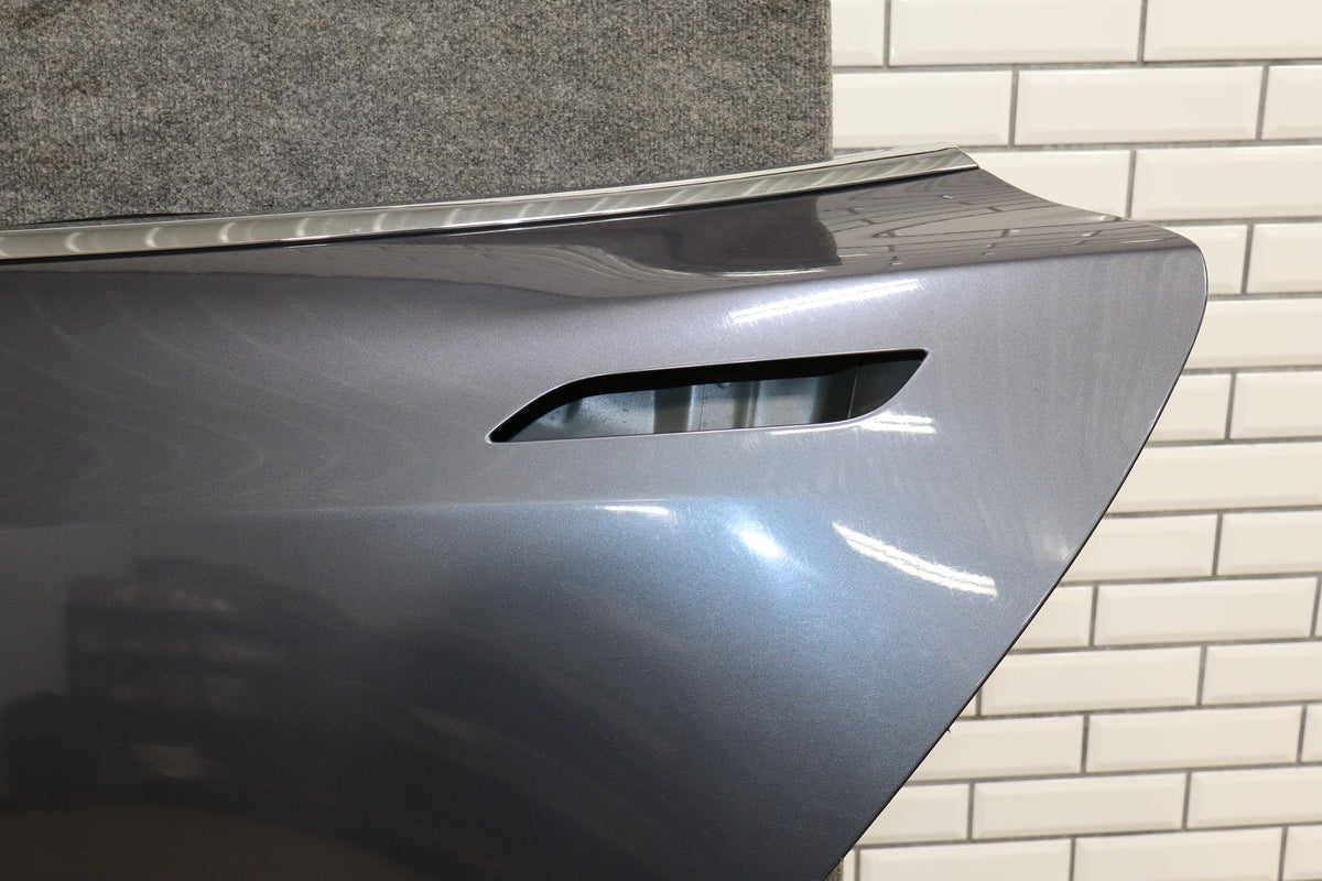 2012-2015 Tesla Model S Left Rear Door Gray Metallic PMTG