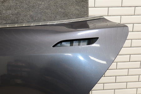 2012-2015 Tesla Model S Left Rear Door Gray Metallic PMTG