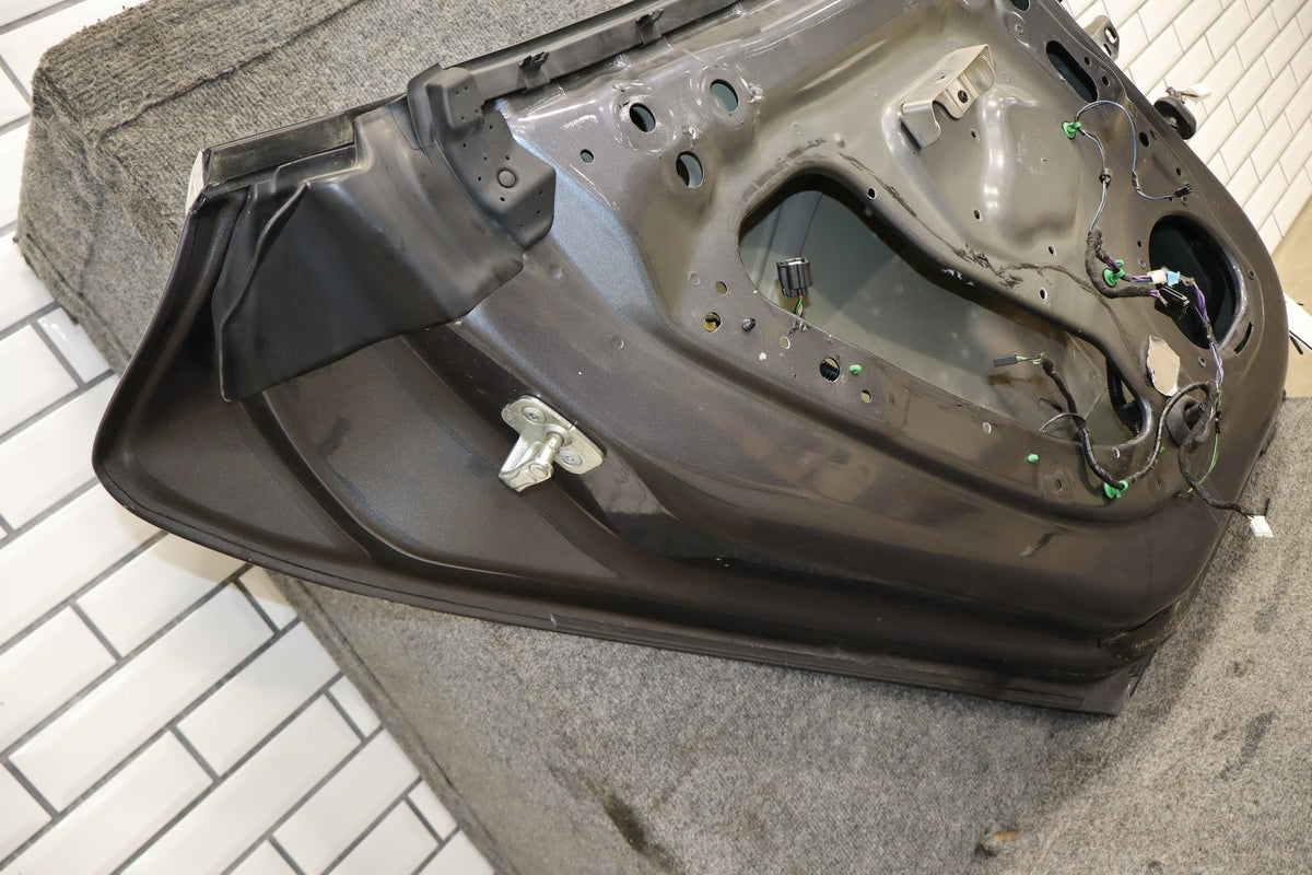 2012-2015 Tesla Model S Left Rear Door Gray Metallic PMTG