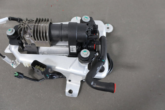 2012 - 2015 Tesla Model S MS Air Suspension Compressor Pump Unit w/ Bracket Assy