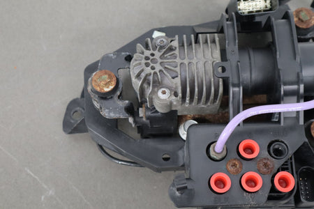 2012-2015 Tesla Model S MS Air Suspension Compressor Pump Unit w/ Bracket Assy