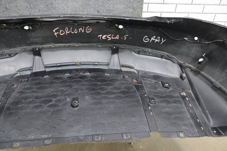 2012-2015 Tesla Model S Rear Bumper Assembly Gray Metallic PMTG