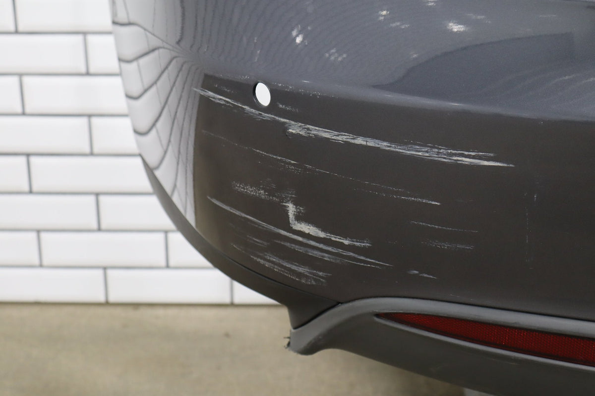 2012-2015 Tesla Model S Rear Bumper Assembly Gray Metallic PMTG