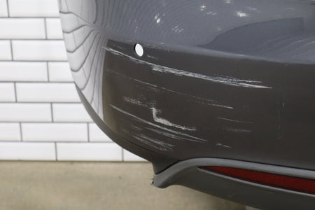 2012-2015 Tesla Model S Rear Bumper Assembly Gray Metallic PMTG