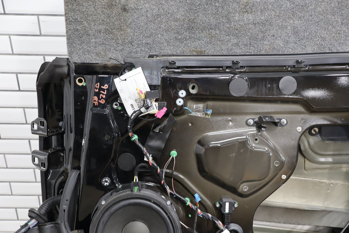 2012-2015 Tesla Model S Right Front Door Shell Black PBSB