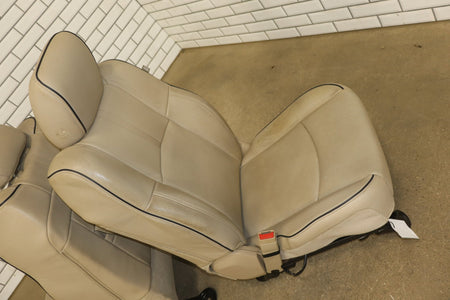 2012-2018 Ram Crew Cab Limited Tungsten Leather Seats Set Indigo Frost C1