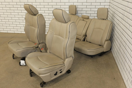 2012-2018 Ram Crew Cab Limited Tungsten Leather Seats Set Indigo Frost C1