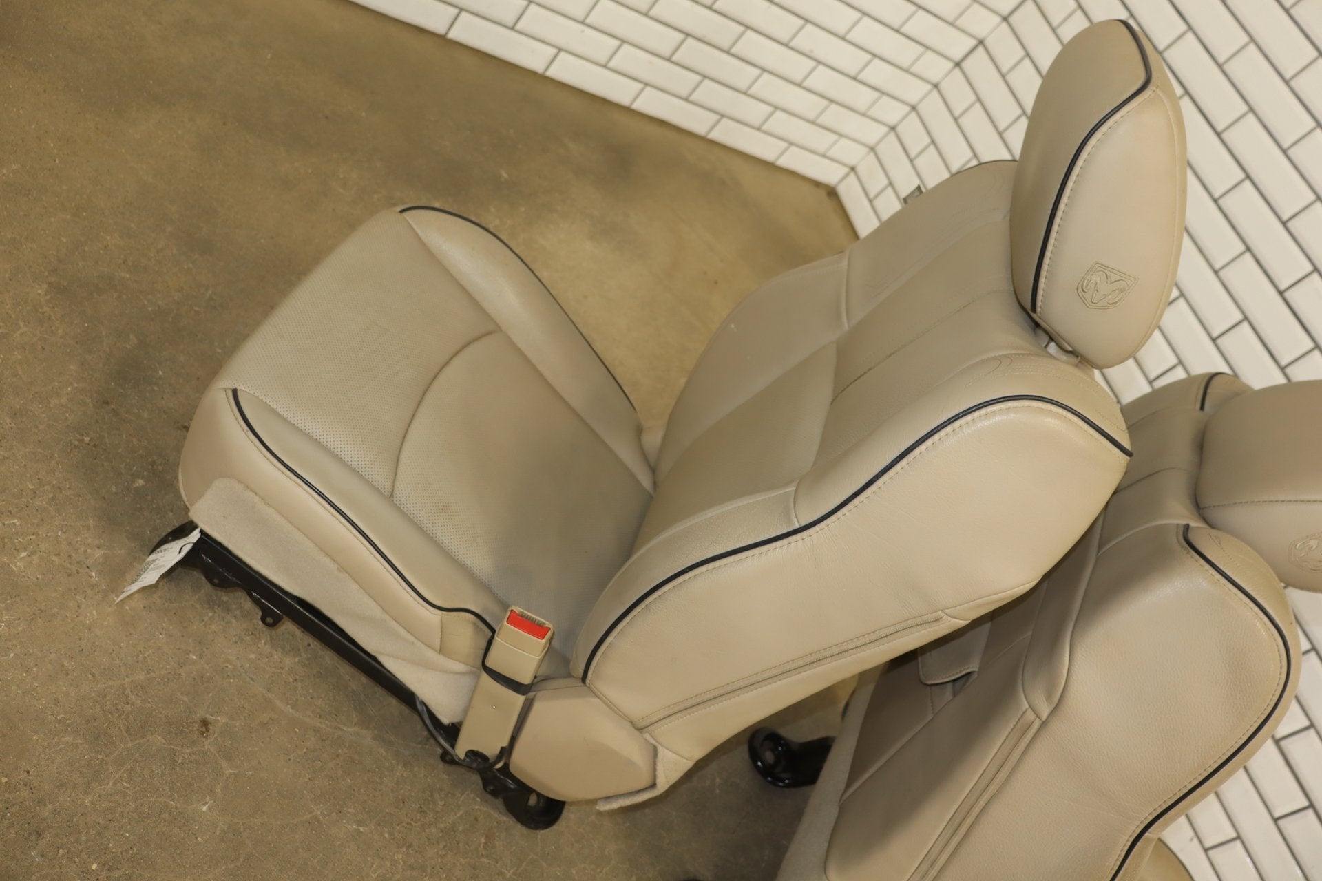 2012-2018 Ram Crew Cab Limited Tungsten Leather Seats Set Indigo Frost C1