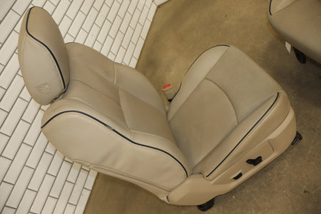 2012-2018 Ram Crew Cab Limited Tungsten Leather Seats Set Indigo Frost C1