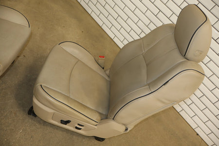 2012-2018 Ram Crew Cab Limited Tungsten Leather Seats Set Indigo Frost C1