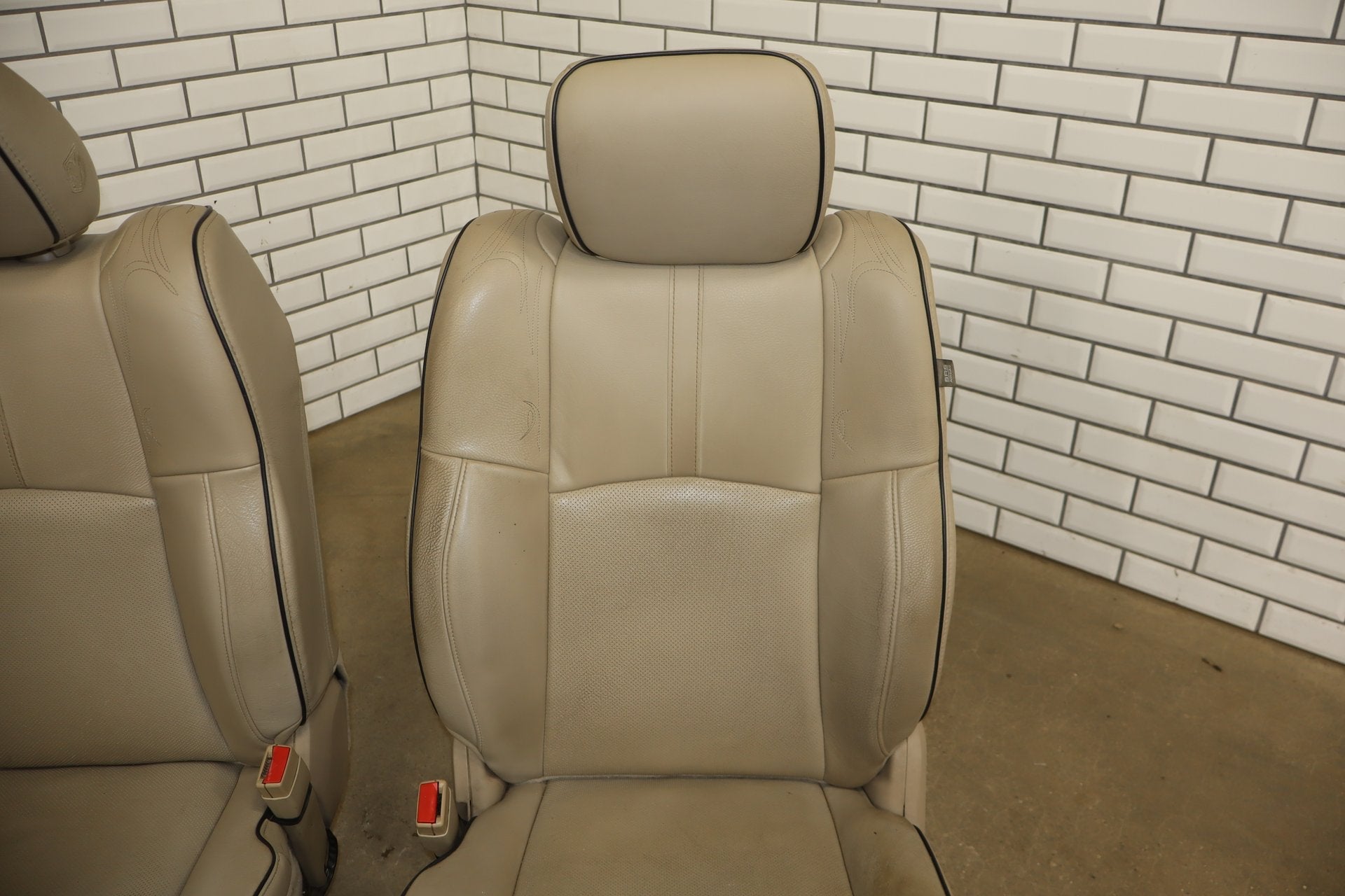 2012-2018 Ram Crew Cab Limited Tungsten Leather Seats Set Indigo Frost C1
