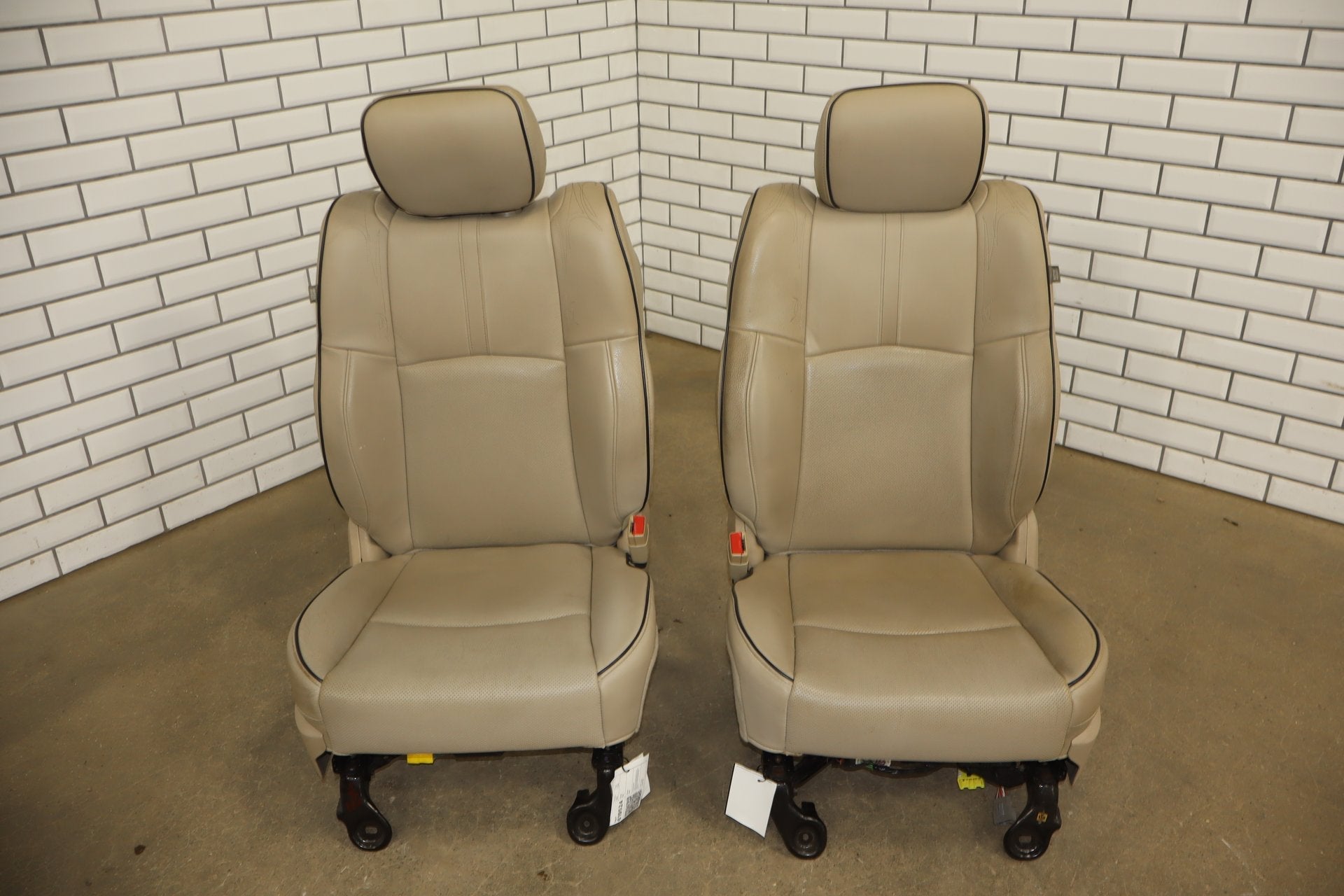 2012-2018 Ram Crew Cab Limited Tungsten Leather Seats Set Indigo Frost C1