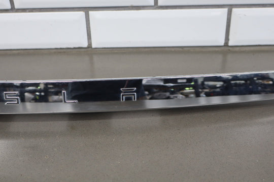 2012 - 2020 Tesla Model S Chrome Tail Finish Panel with Backup Camera OEM