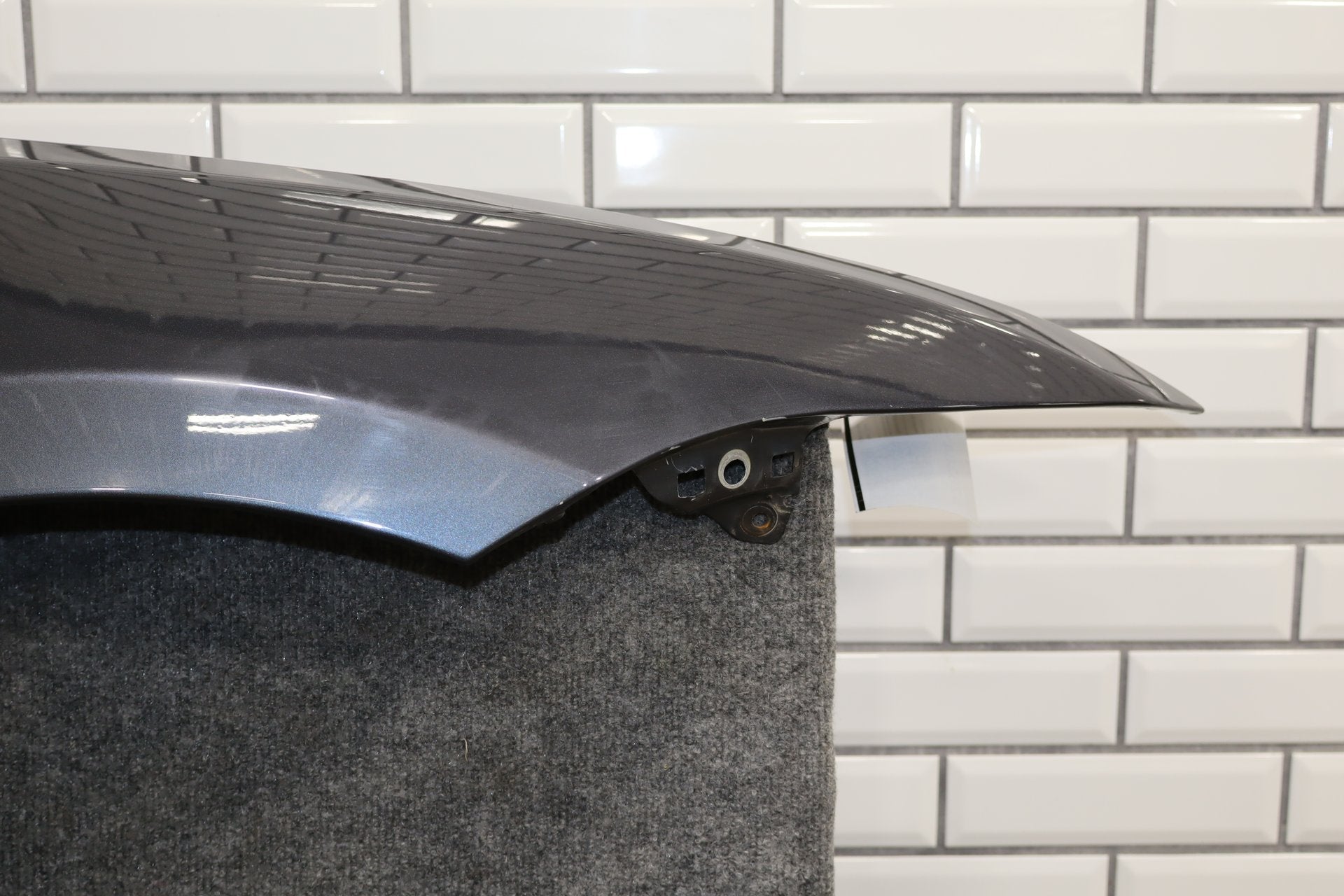 2012-2020 Tesla Model S Passenger Right RH Fender Gray Metallic PMTG