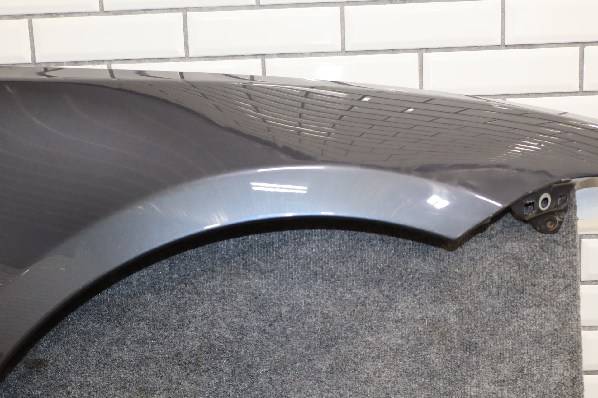 2012-2020 Tesla Model S Passenger Right RH Fender Gray Metallic PMTG
