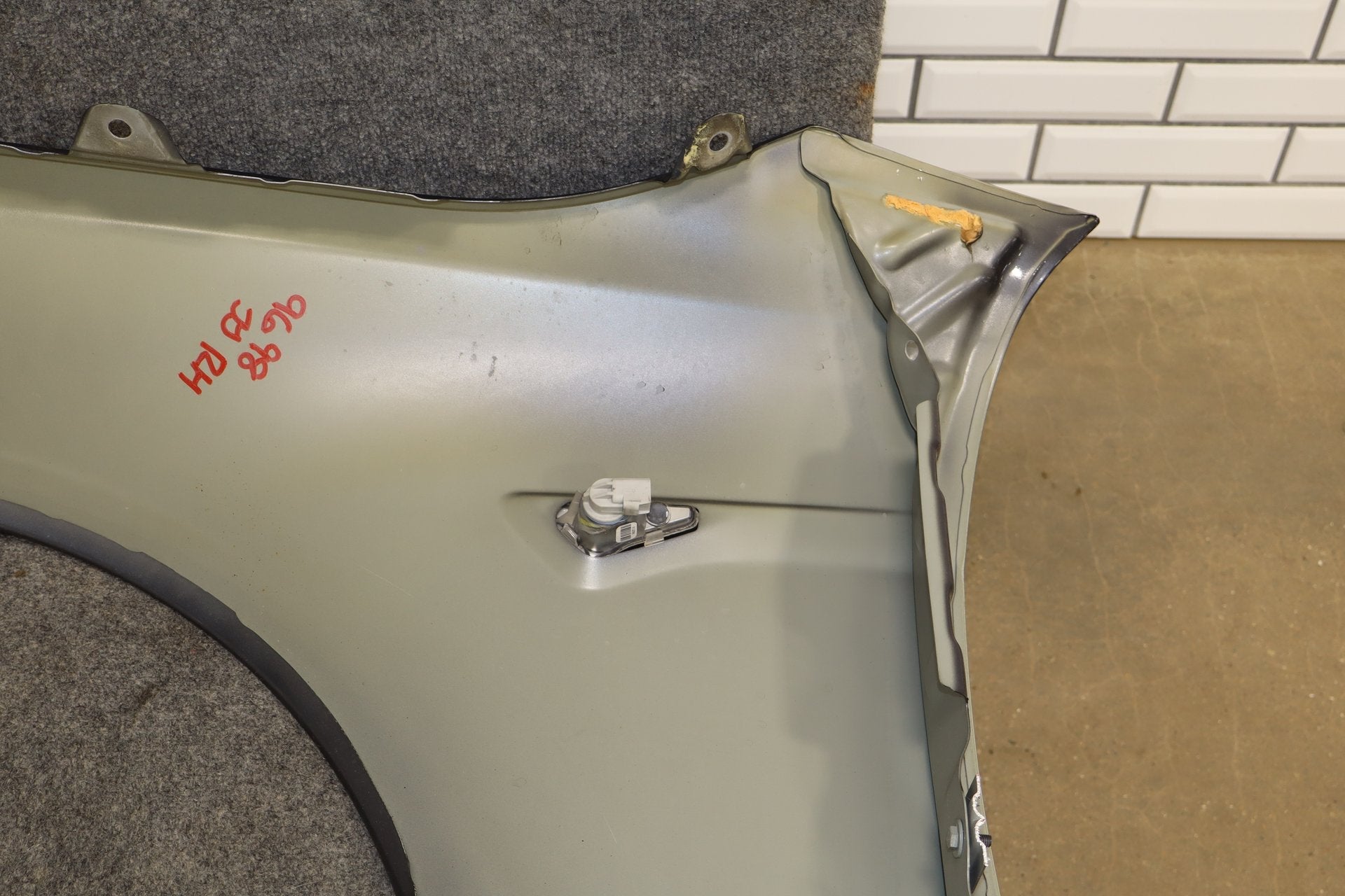 2012-2020 Tesla Model S Passenger Right RH Fender Gray Metallic PMTG