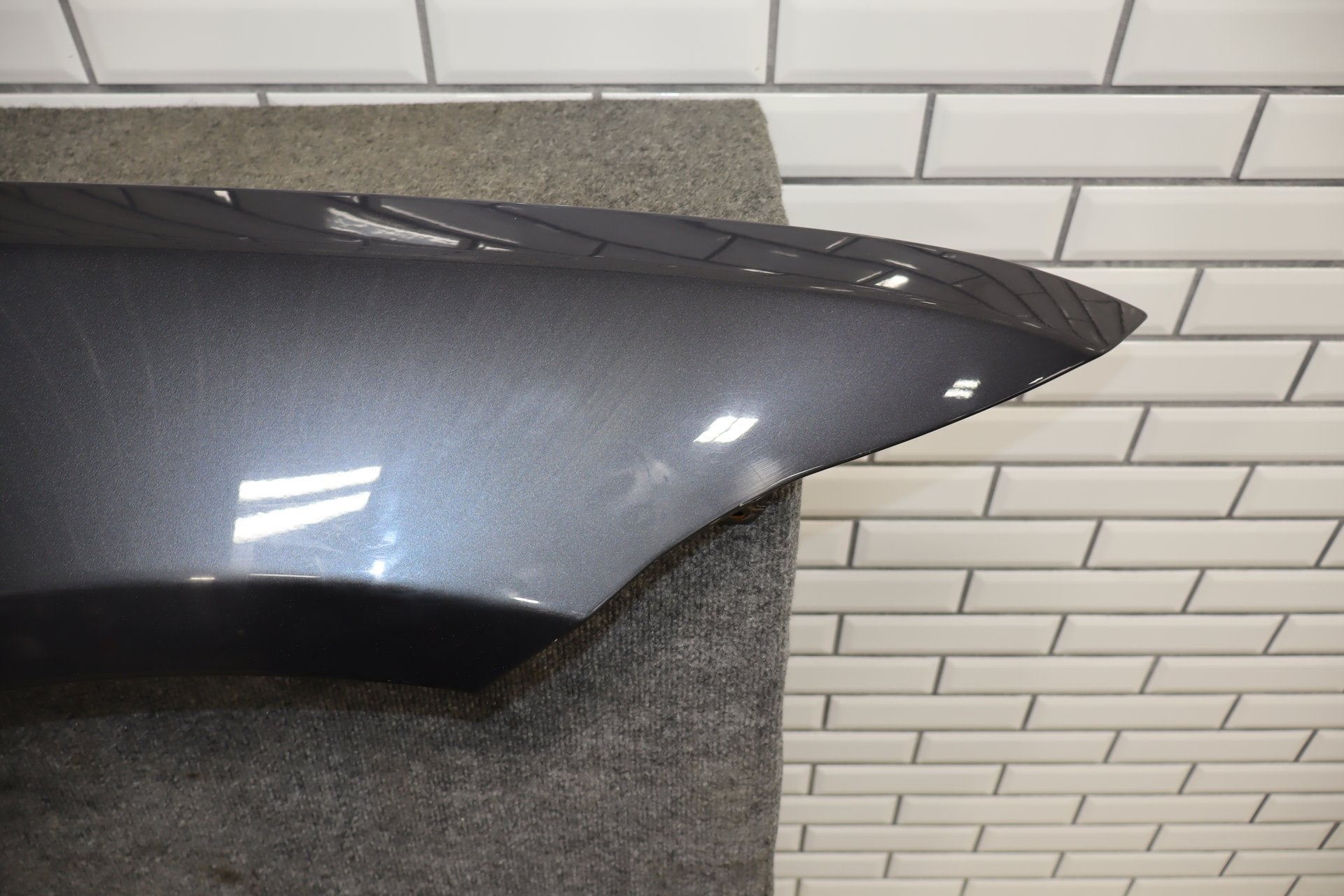 2012-2020 Tesla Model S Passenger Right RH Fender Gray Metallic PMTG