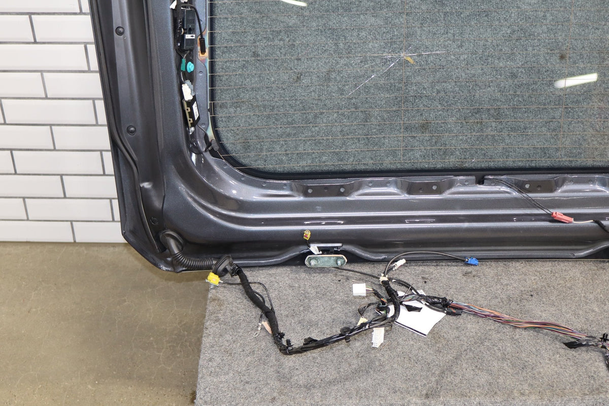 2012-2020 Tesla Model S Rear Trunk Lid Hatch Shell With Glass Gray Metallic PMTG