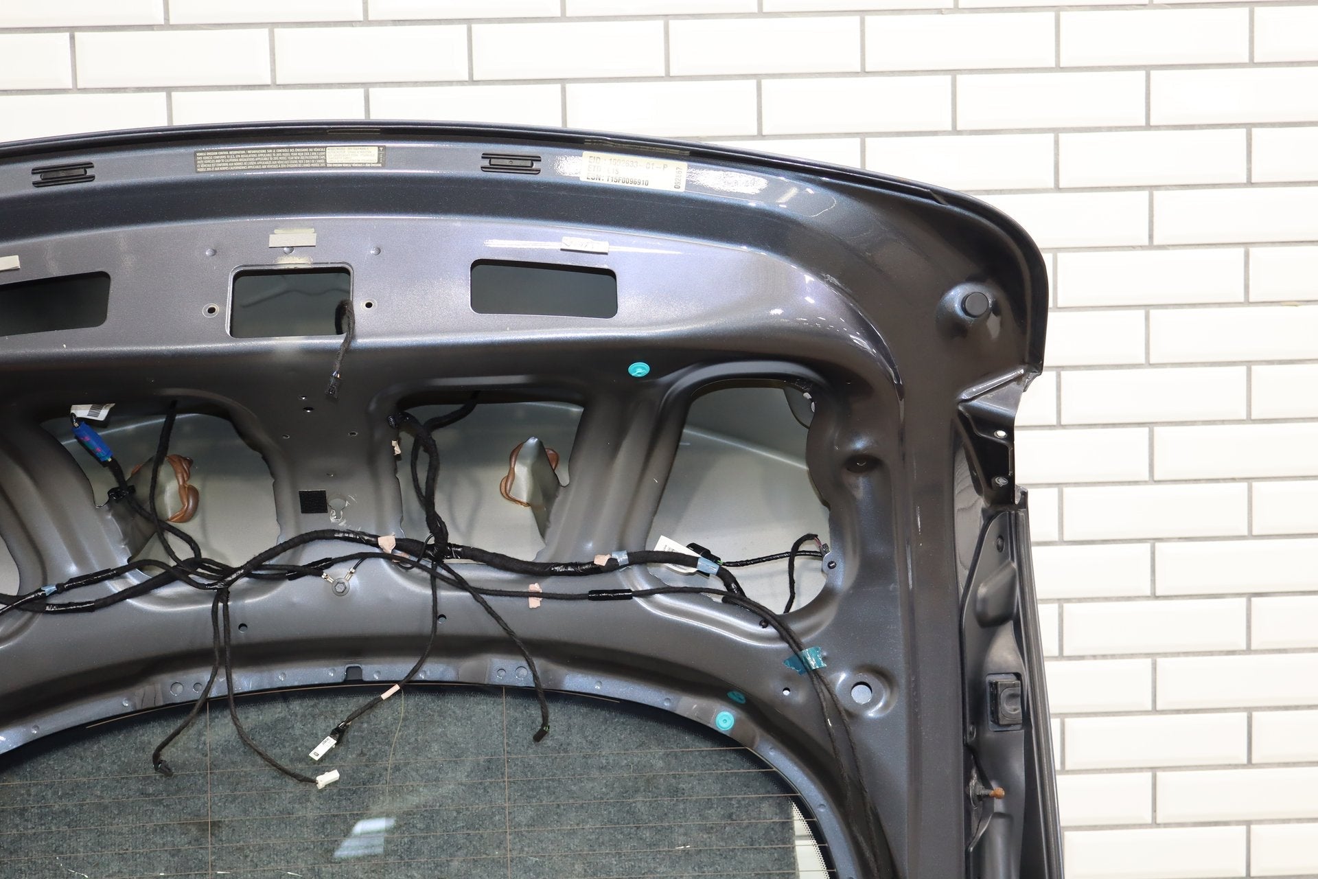 2012-2020 Tesla Model S Rear Trunk Lid Hatch Shell With Glass Gray Metallic PMTG