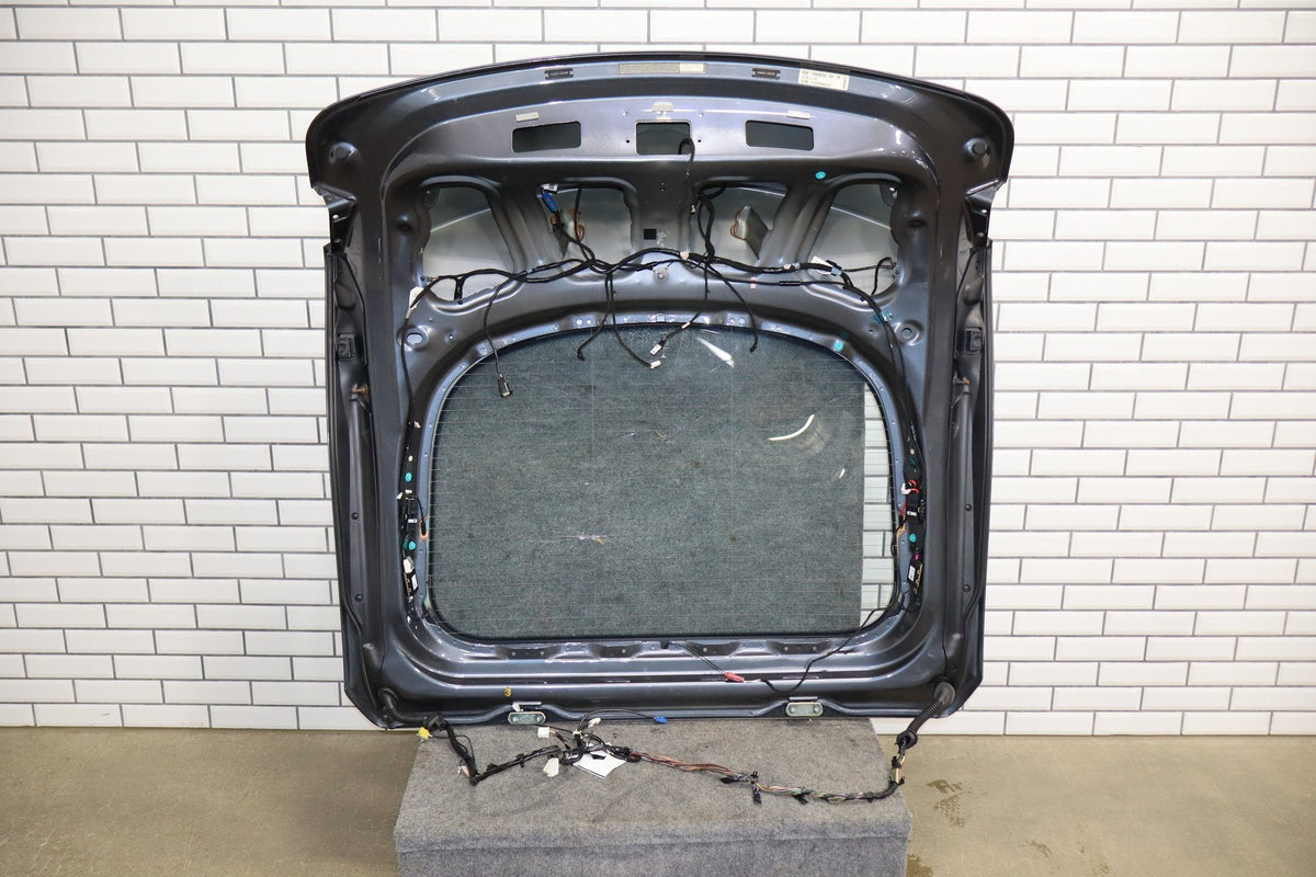 2012-2020 Tesla Model S Rear Trunk Lid Hatch Shell With Glass Gray Metallic PMTG