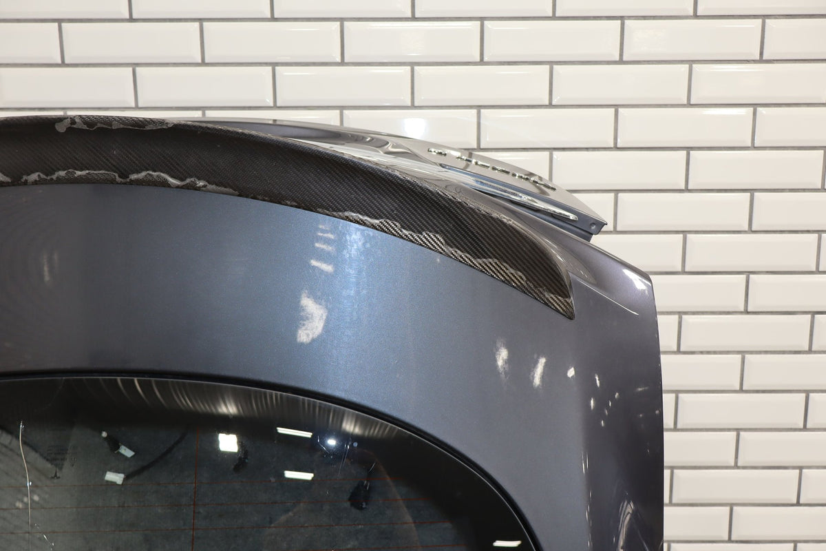 2012-2020 Tesla Model S Rear Trunk Lid Hatch Shell With Glass Gray Metallic PMTG