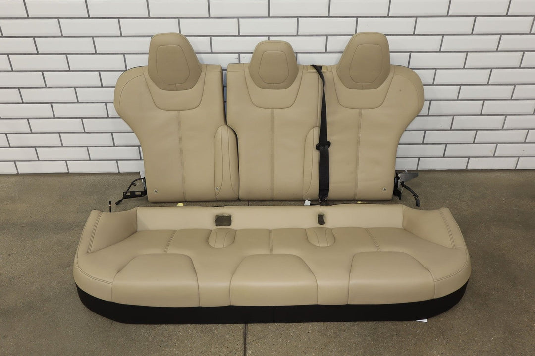 2012 - 2020 Tesla Model S Tan Leather Rear Seat (Small Tear) Heated
