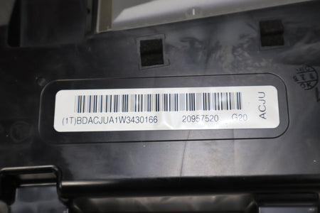 2012 Chevrolet Camaro- Heads Up Display