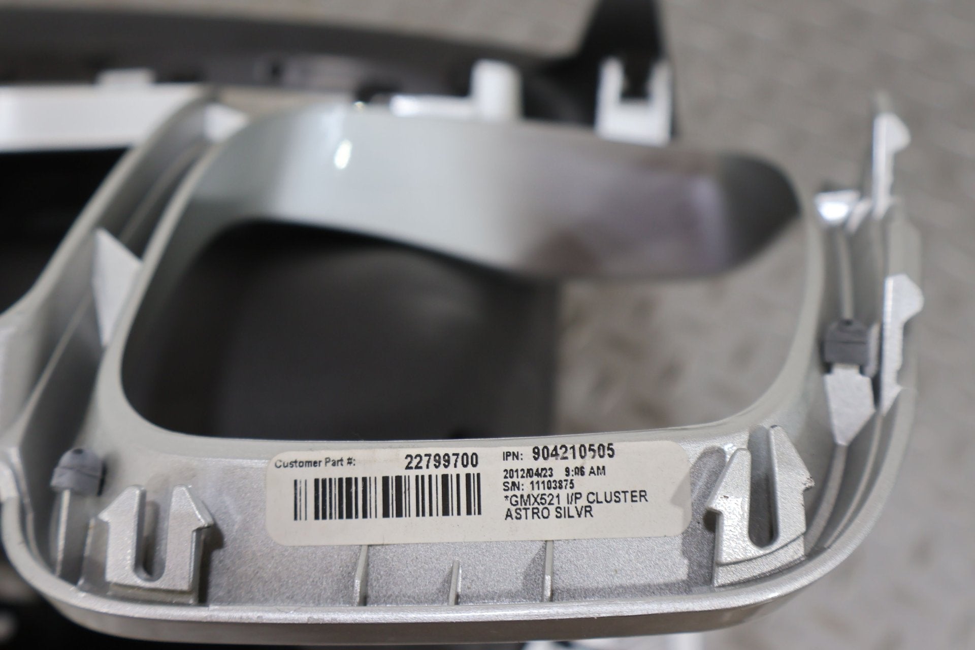 2012 Chevrolet Camaro- Instrument Cluster Bezel