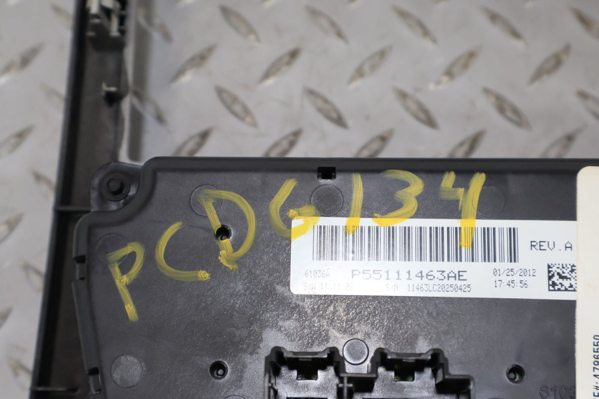 2012 Dodge Challenger- Heater/AC Controls